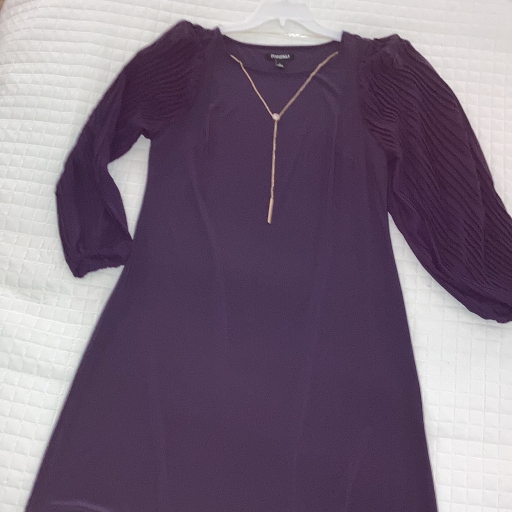 DRESS,  ROZ & ALI,    SIZE LARGE